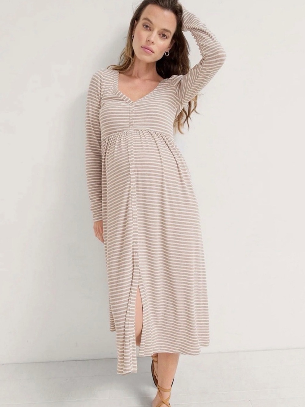 Hatch Maternity - The Softest Rib Nursing Dress